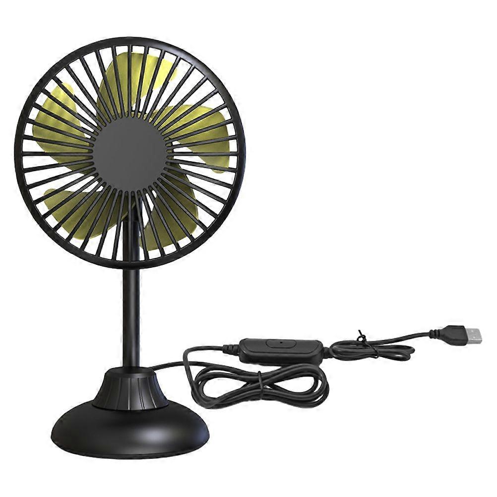 Portable Car Fan For Automotive Cooling Usb Powered Mini Fan Dashboard Silent Rotatable Car Air Circulation Fan For Vehicles Car Accessories