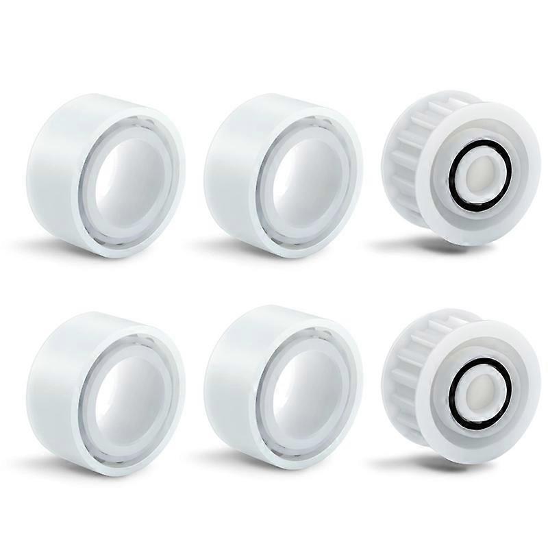 Upgrade 4 Pack Guide Wheels with 2 Pulley Gears