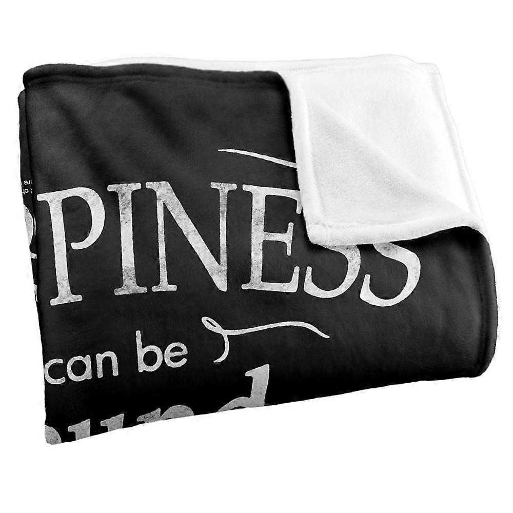 Harry Potter Happiness Can Be Found Quote Dumbledore Blanket