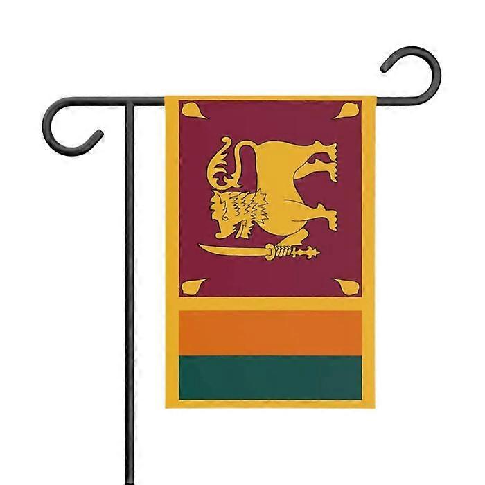 Flag - Multicolored - Sri Lanka - 32 x 47.5 cm - Polyester - Front/Back