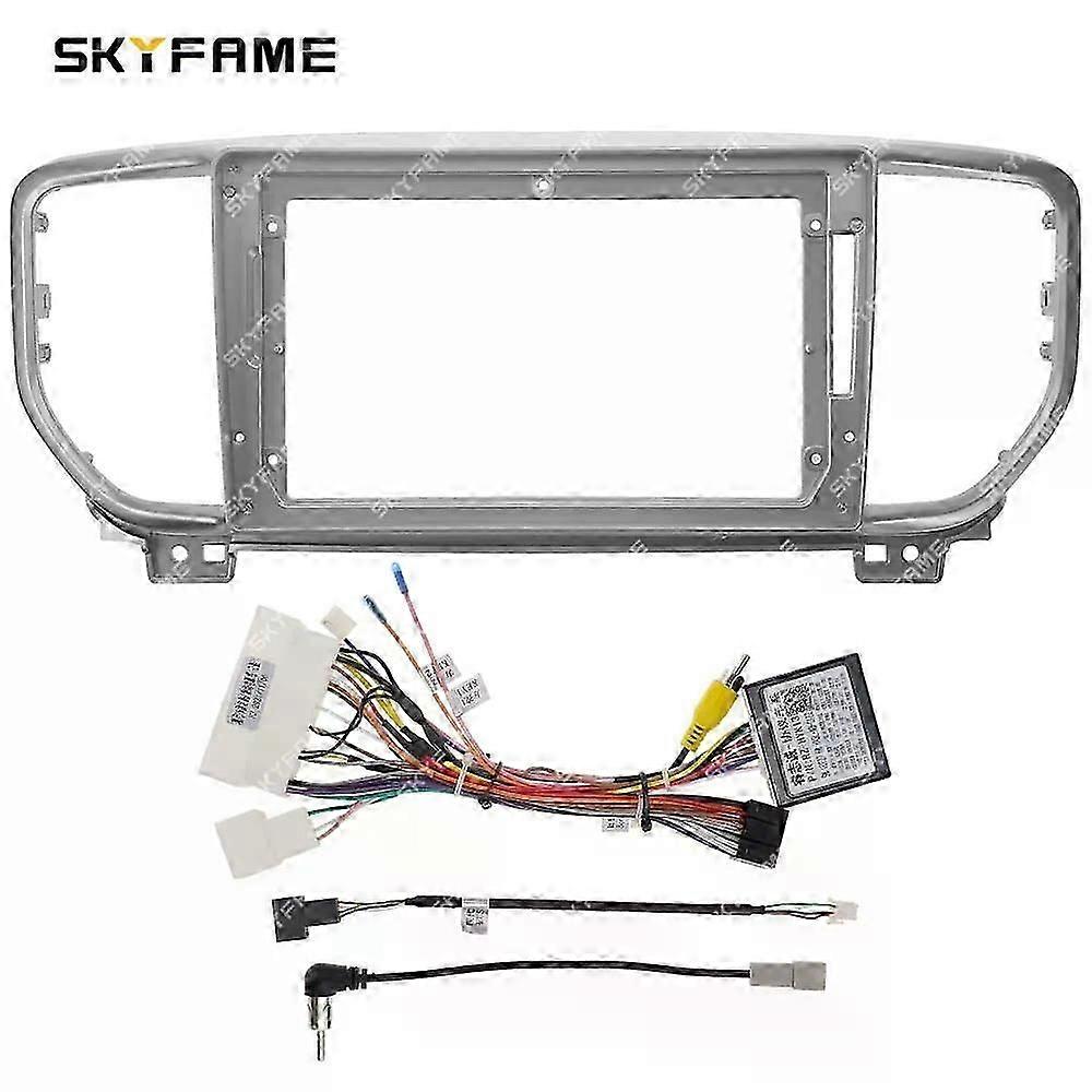 Applies to Car Frame Fascia Adapter Canbus Box Decoder Android Radio Dash Fitting Panel Kit Suitable for Kia Sportage 4 KX5