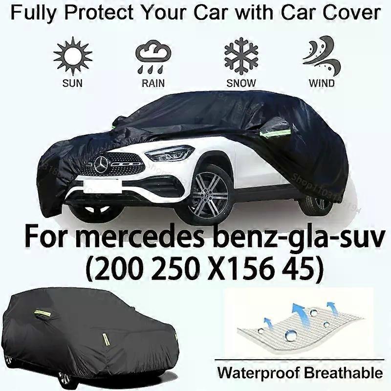 Πλήρες κάλυμμα αυτοκινήτου για Mercedes Benz-GLA (200 250) Προστατευτικό αντιηλιακό αντιχιονισμένο αδιάβροχο και dustproof αξεσουάρ αυτοκινήτων