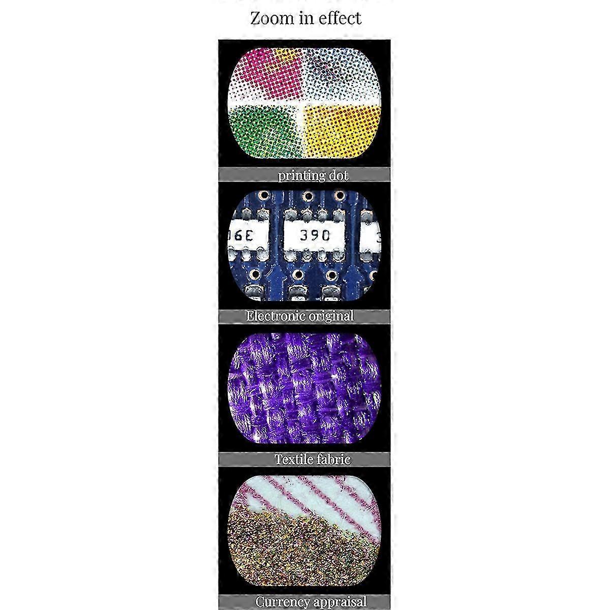 Digital Display Frequency Magnifying Glass 60/80/100X with Three Multiples Switching Portable Micros hwy