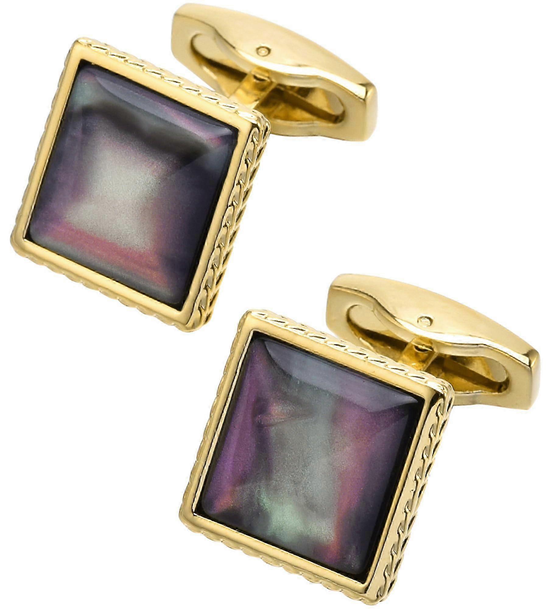 Abstract Square Pattern Cufflinks - Stylish Office & Party Accessory