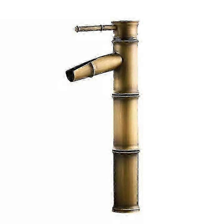 Durable Basin Faucet Bathroom Bamboo Shape Faucet Kitchen Single Handle