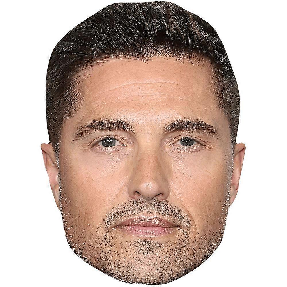 Eric Winter (Stubble) Big Head. Larger than life mask.