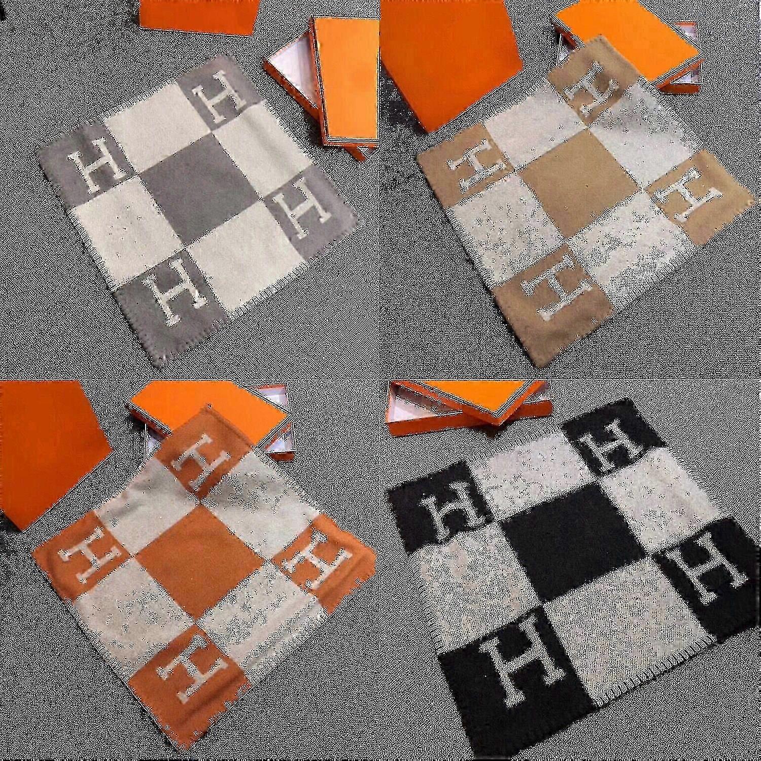 45x45 سنتيمتر صوف الكشمير H-Letter وسادات لسرير بطابقين أريكة الطائرات عالية الجودة