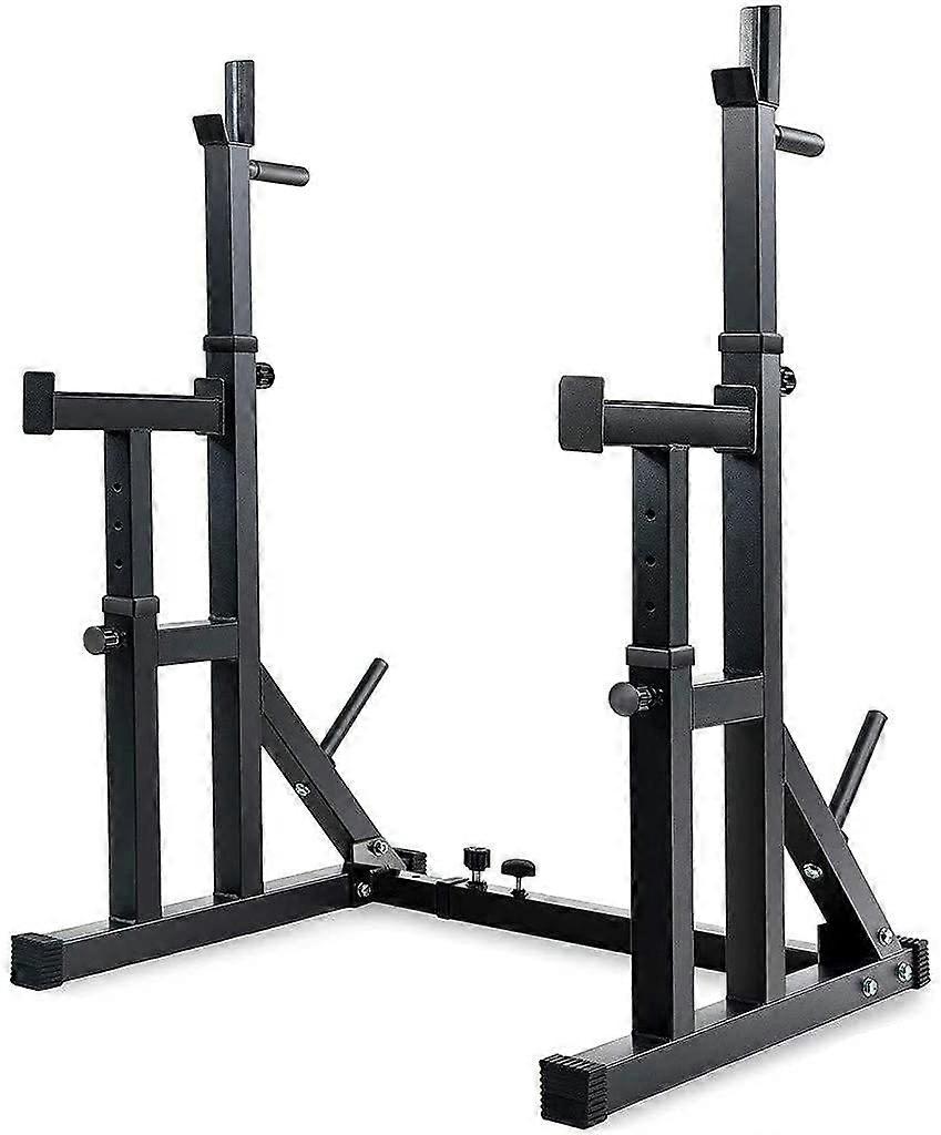 Weight Bench, Adjustable Squat Stand, Multifunctional Barbell Bench, Dumbbell Press Dip Station Rack