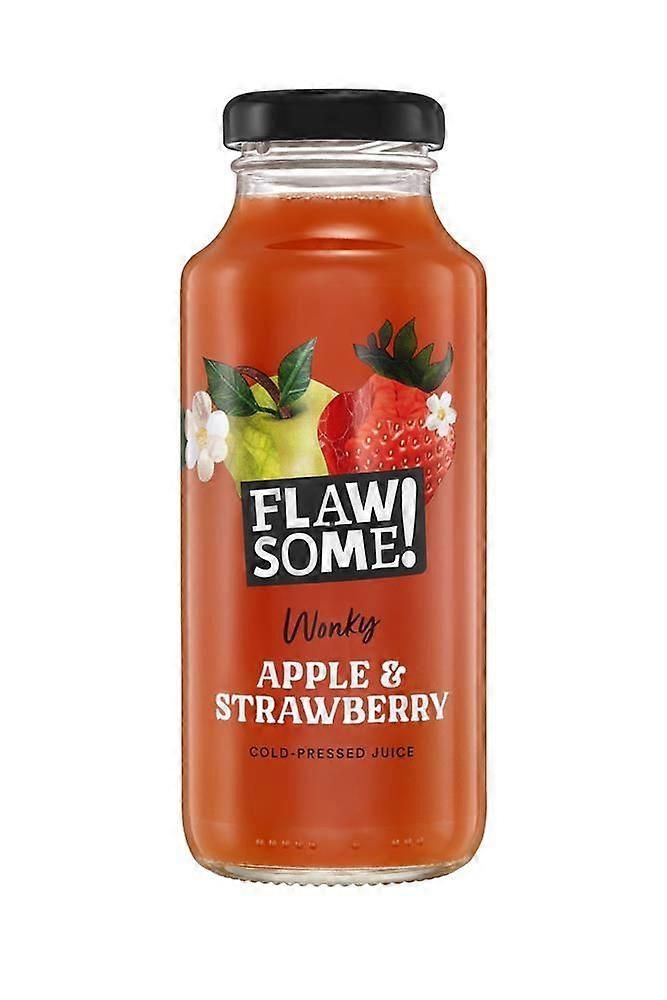 Flawsome! Apple & Strawberry Cold-Pressed Juice Glass 250ml