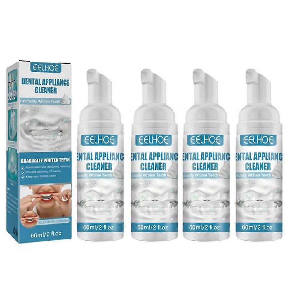 Καθαριστικό Νάρθηκα & Λευκαντικός Αφρός 60ml, Καθαρός Συγκρατητήρας Και Σιδεράκια, Για Στοματική Φροντίδα