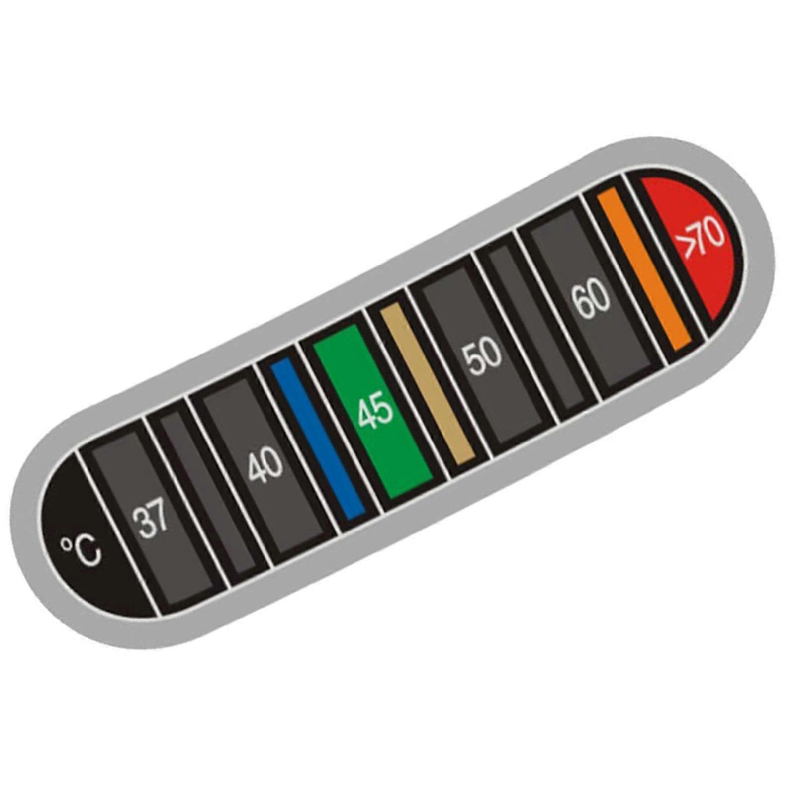 Bottle Thermometer Stickers for Brewing, Fermentation Adhesive Strips, Accurate Temperature Display for Wine and Beer