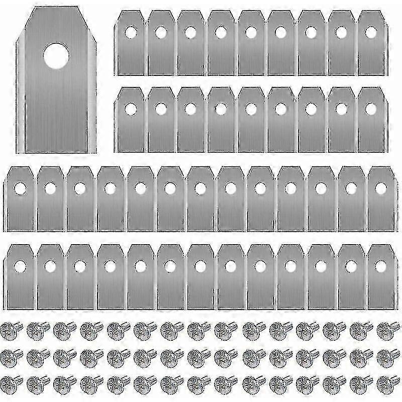 45 X Titanium Knife Blades For All Husqvarn/automower/yardforce/gardena Robotic Lawn Mowers Edition 0607