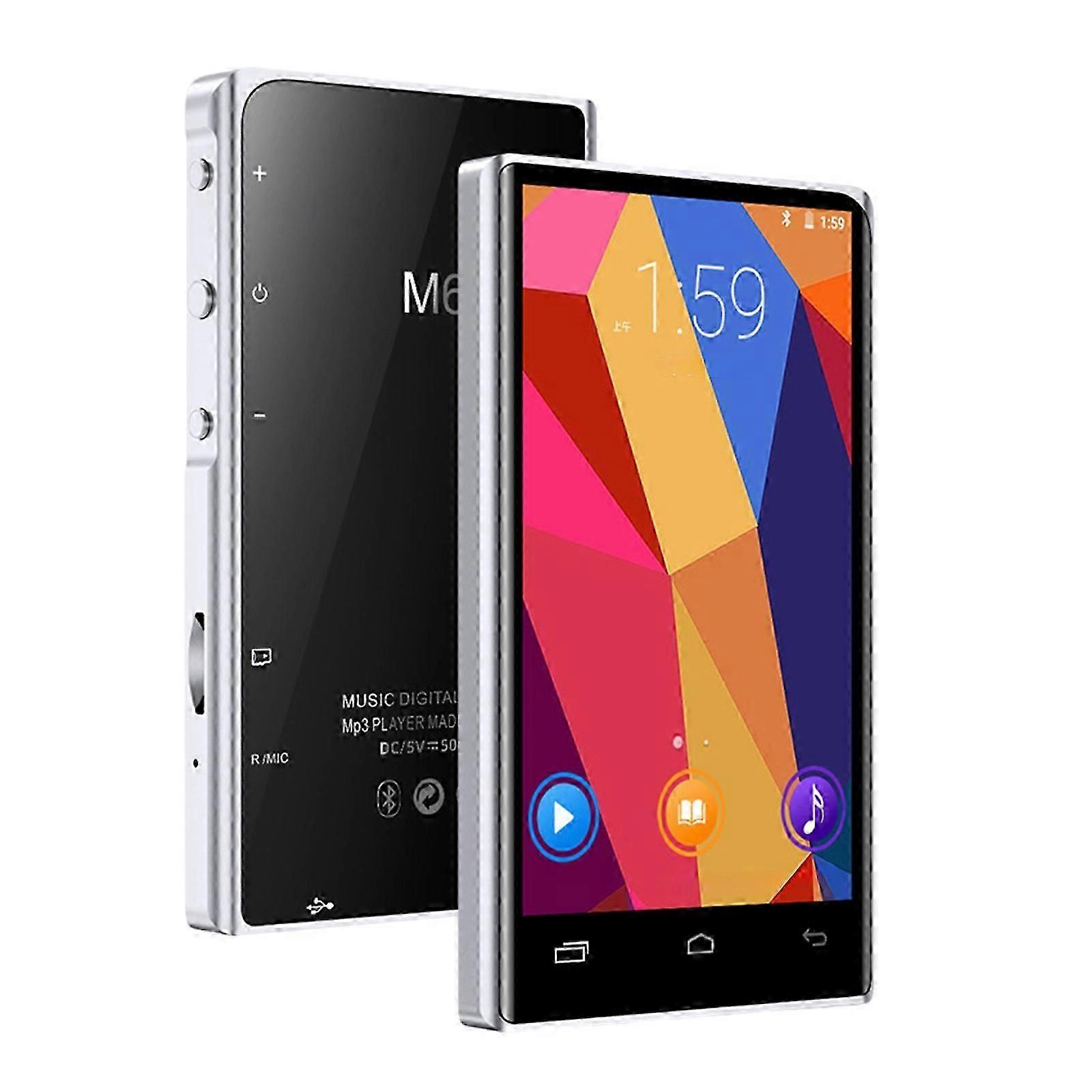 Bluetooth 5.0 Mp3 / Mp4 Lossless Music Player With 8GB-16GB Memory, 4" Lcd Screen, Bluetooth WIFI FM Radio Voice Recorder Support MP4/AMV/APE/WAV/FLAC