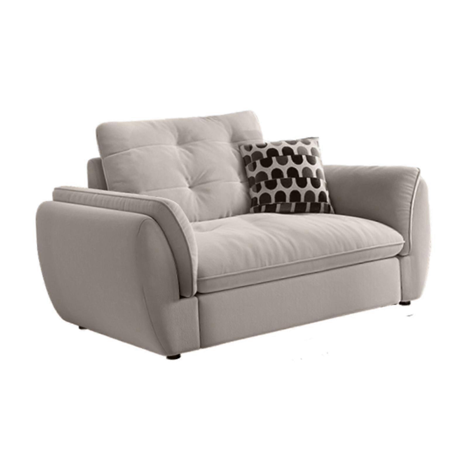 Modern Mid Century Upholstered Sofa for Hotels and Homes, Comfortable Couch Measuring 85cm x 100cm