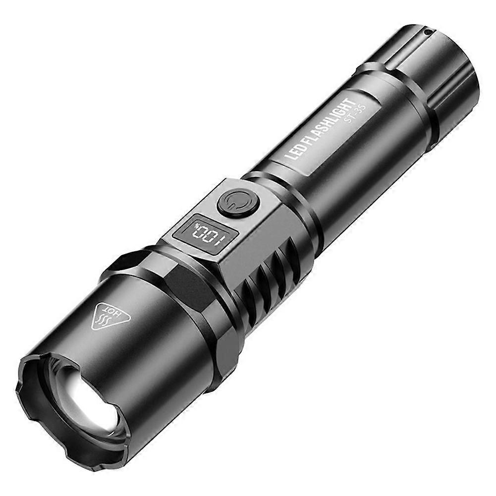 Powerful Flashlight Telescopic Zoom Outdoor Portable Emergency Waterproof