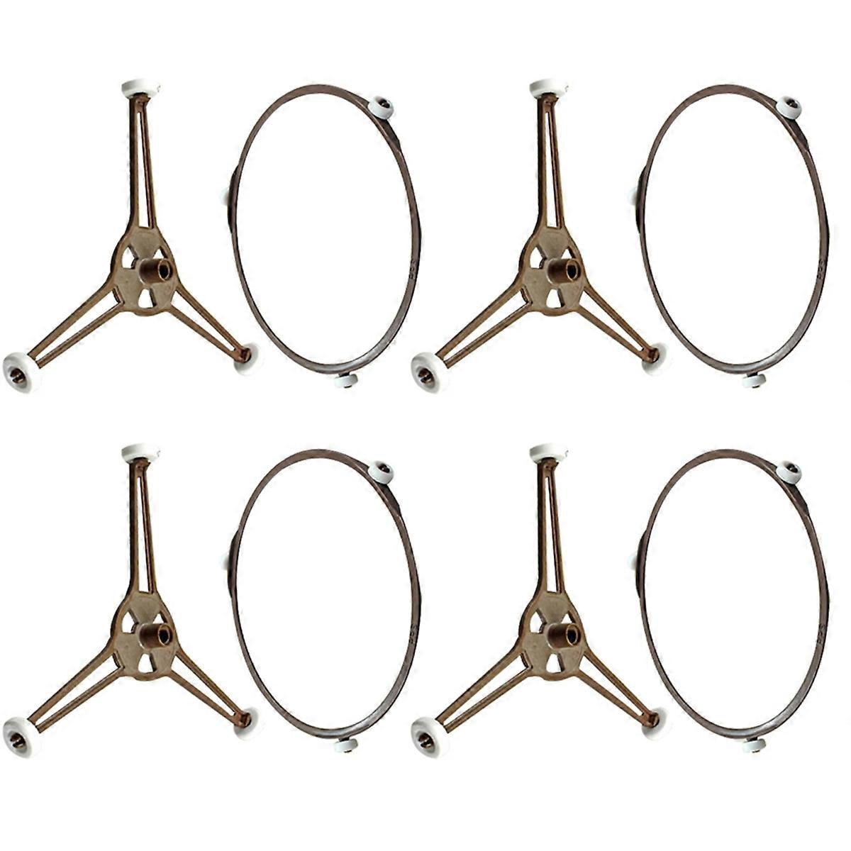 Microwave Plate Roller Ring Sturdy Turntable Stand for Even Heat Distribution Easy Installation Mic