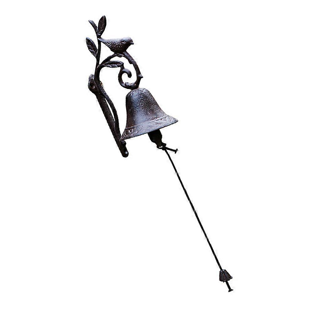 Stylish Ornament, Cast Iron Bell for Traditional Decor, Easy Mounting on Walls