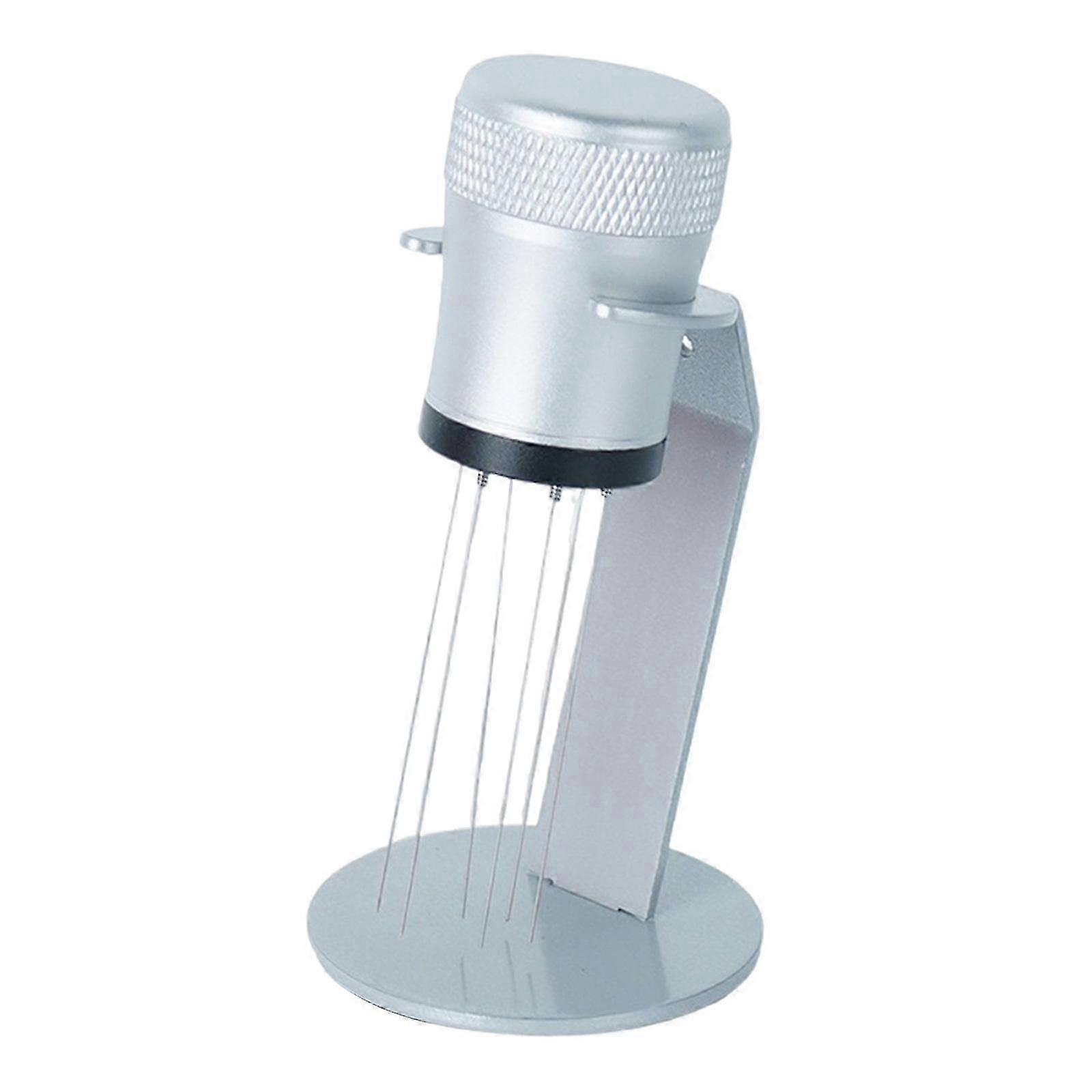 Espresso Distribution Tool with Stand Rack Coffee Stirring Tool Suitable for Bar Caf�� Use