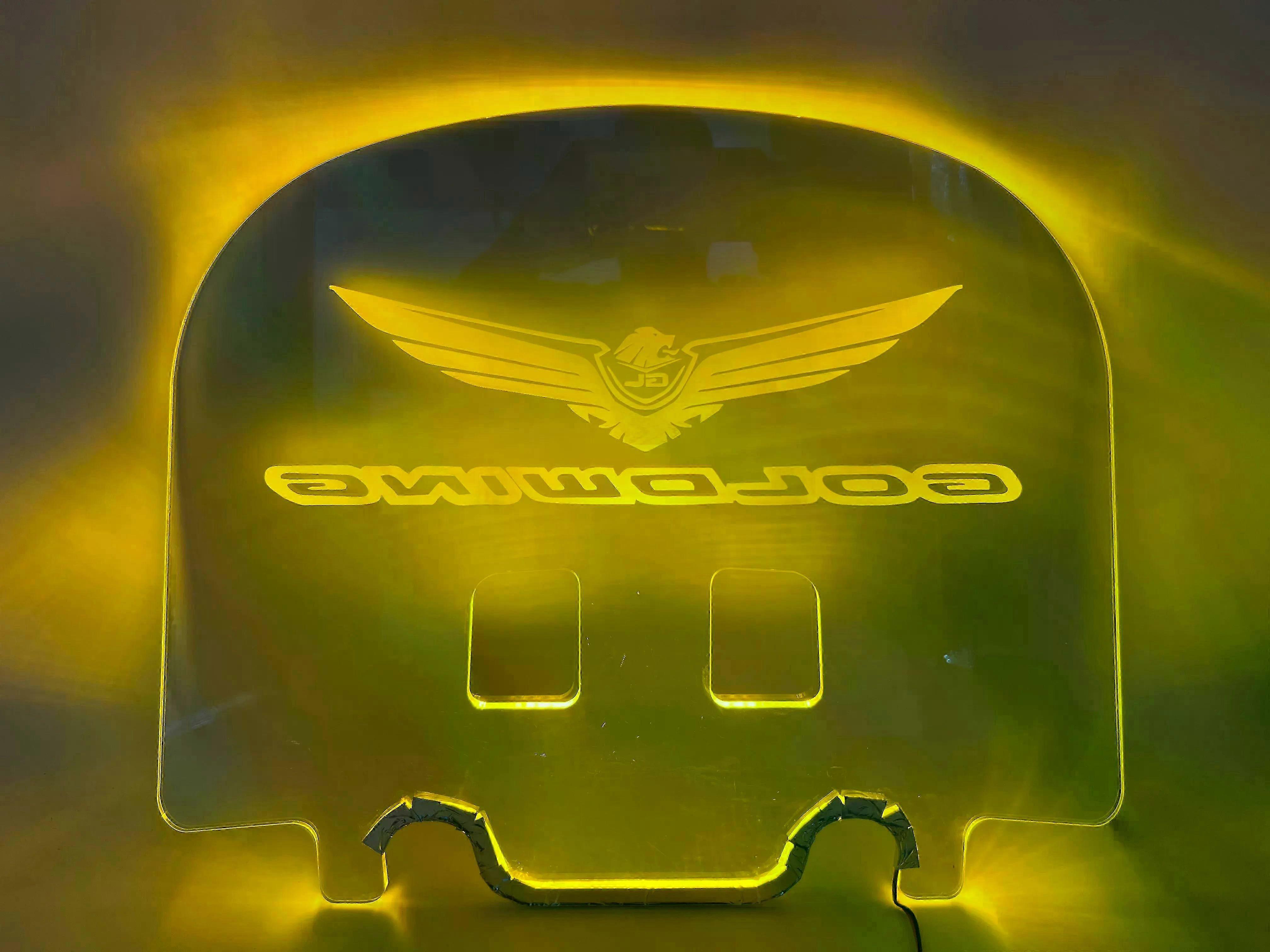 Motorcycle Rear Deflector for Suitable Brand GOLD WING 1500 Accessories LED Windshield Spoiler