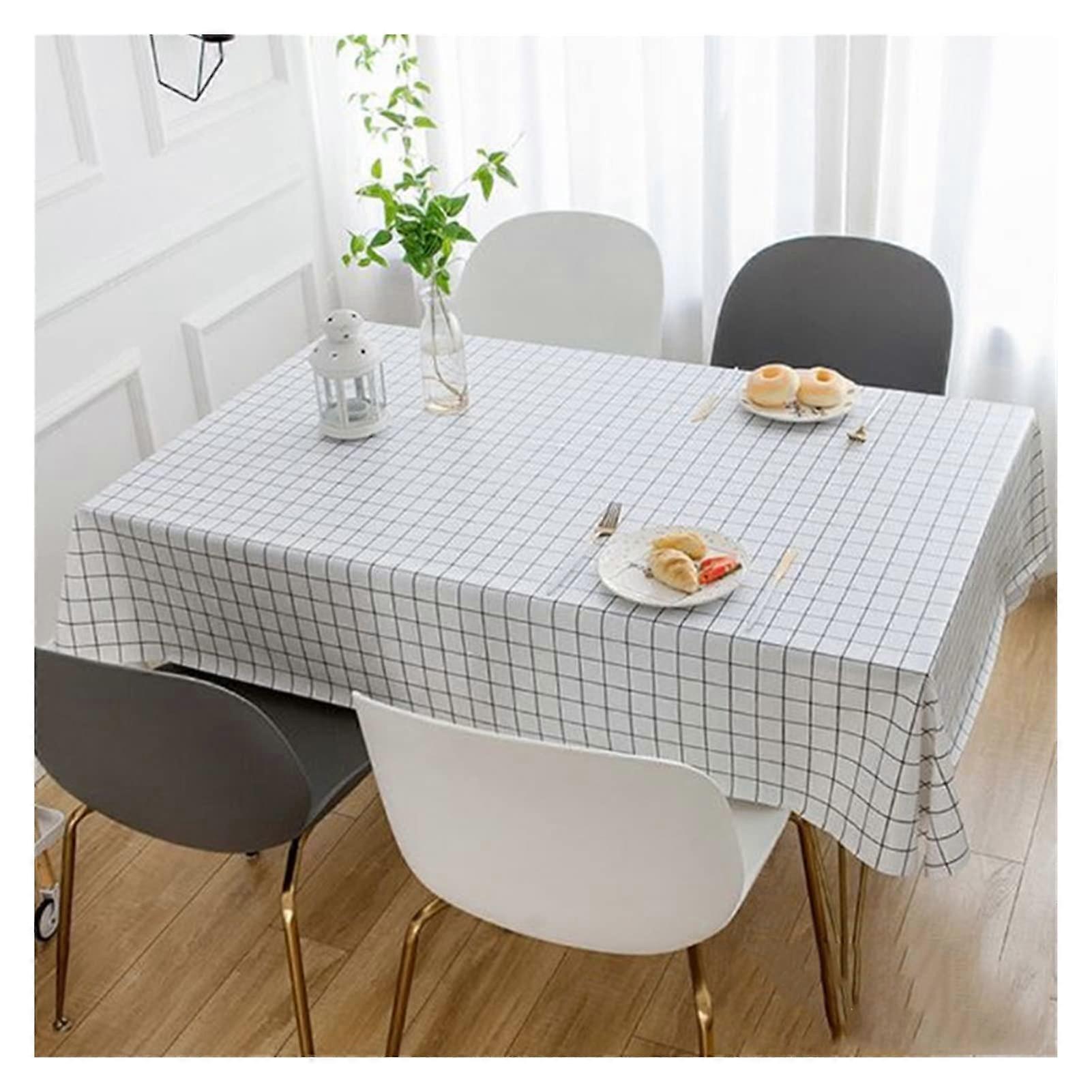 Rectangular PVC Wipe Clean Tablecloth, Oilproof Cover (Orange2, 40x70cm)