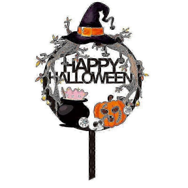 2pcs Cake Decorations, Cake Topper for Halloween Events