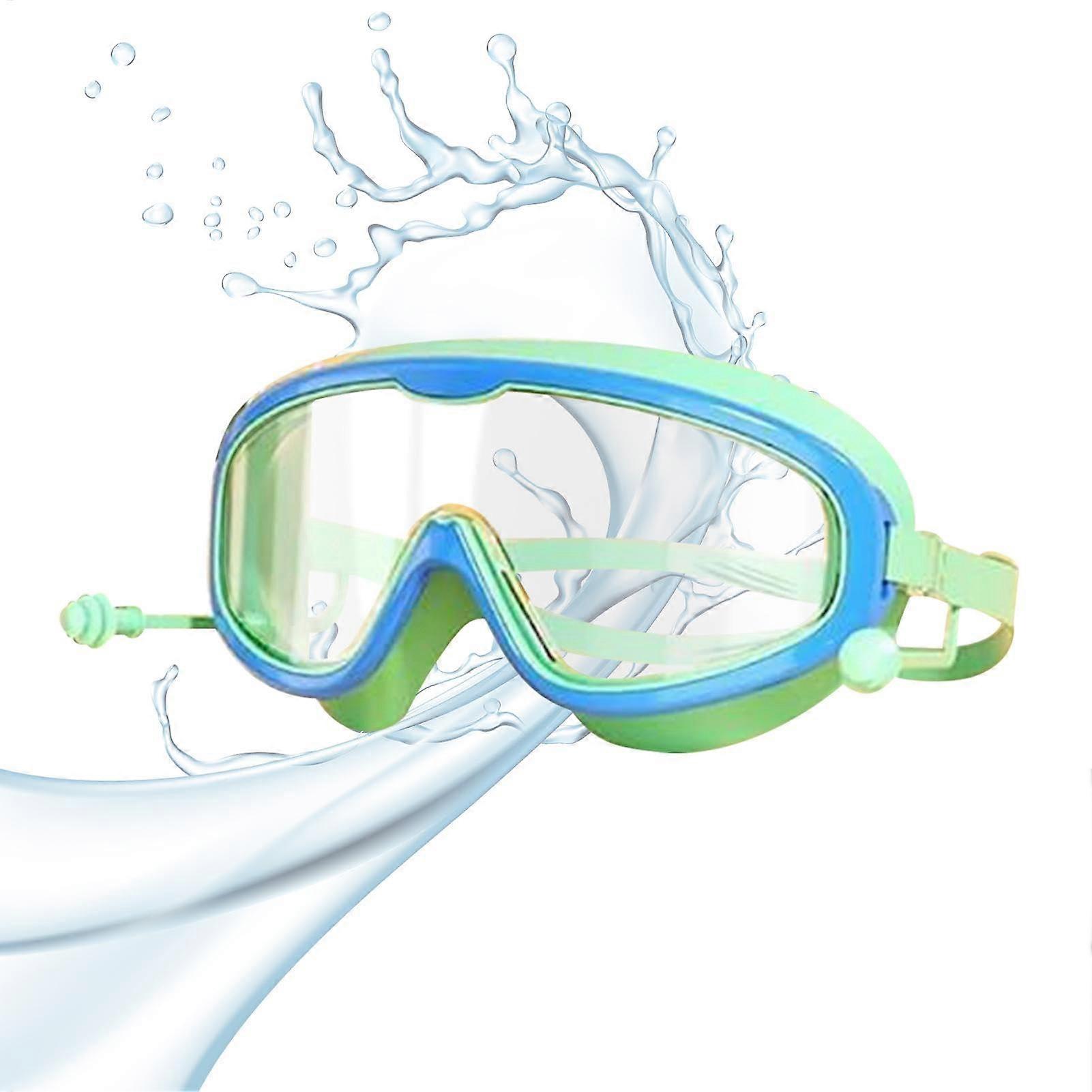 KinderSchwimmbrille, schtzende, einfach zu tragen, bequem, weiß, fr Jungen, Mädchen