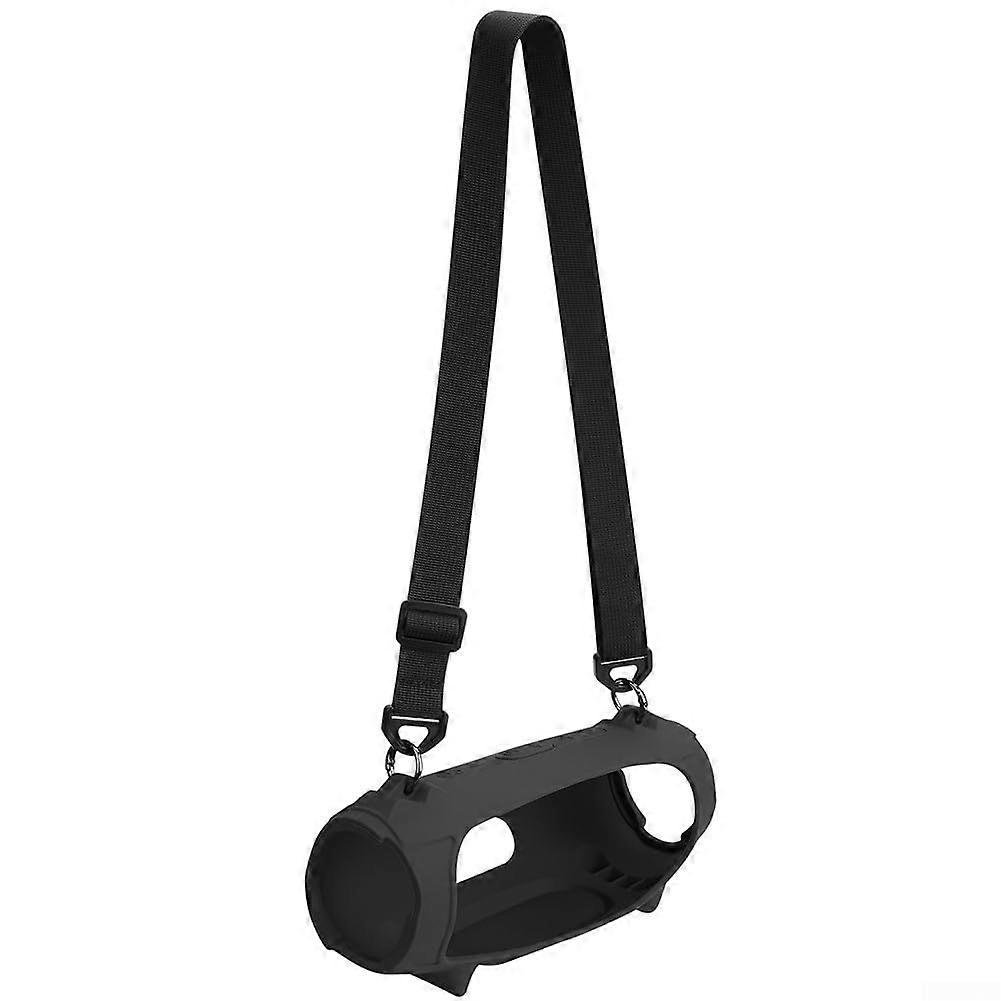 Black Rugged Protective Cover Case For JBL Charge 5 Speaker