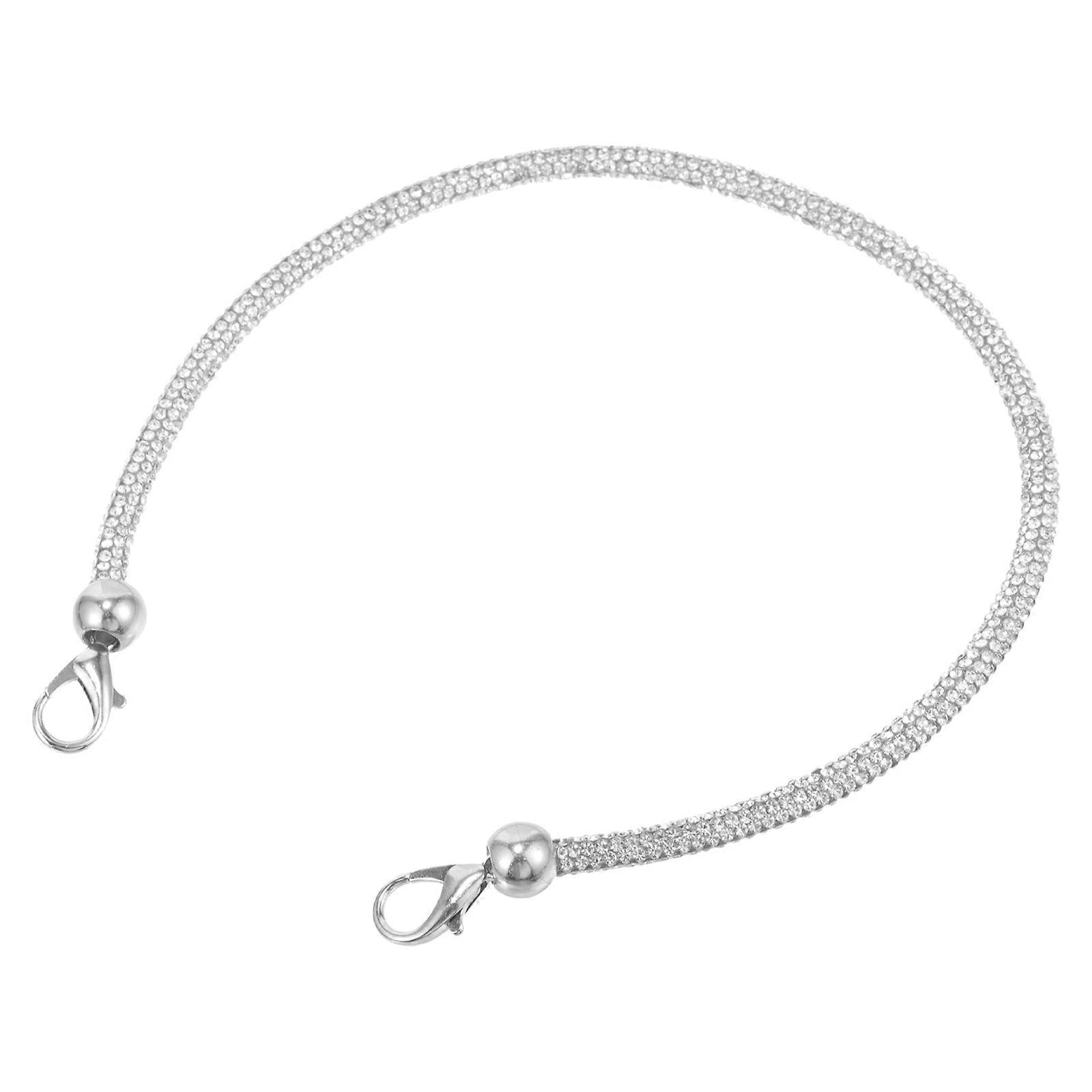 أنيقة حجر الراين سلسلة حزام استبدال لحقائب اليد – أنيقة ومتعددة الاستخدامات حقيبة الكتف التبعي مع تصميم عصري