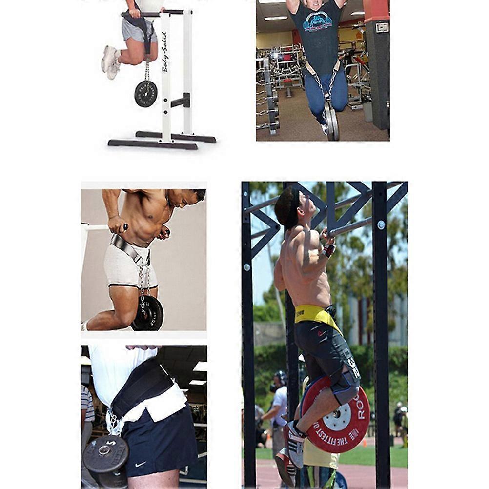 U Shaped Weight Lifting Dip Belt with Chain – Heavy Duty Bodybuilding & Powerlifting Training Belt for Enhanced Performance