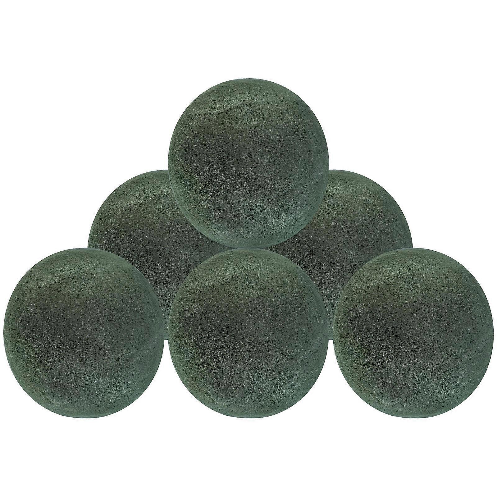 6pcs Round Floral Foam Blocks for Flower Arrangements   Versatile Floral Mud for Weddings & Parties, Moisture Retaining, Easy Stem Insertion,