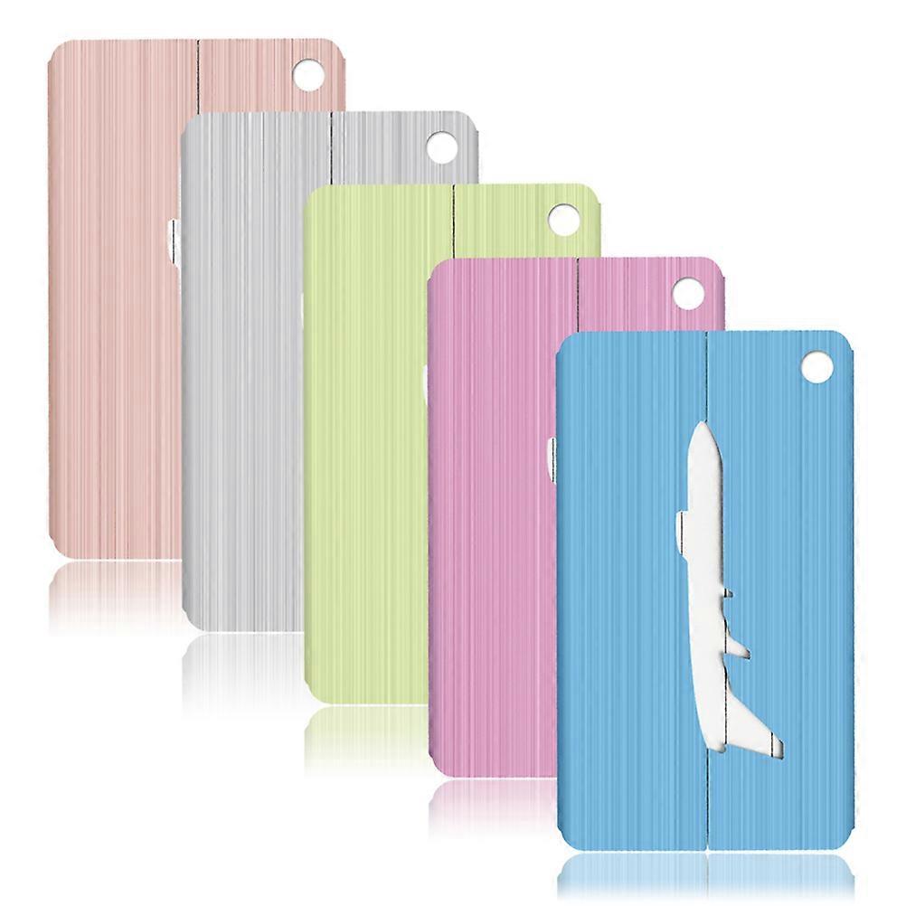 Securely Attachable Luggage Tags Made from Lightweight Aluminum Alloy