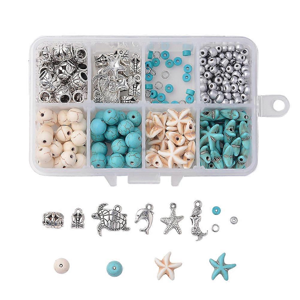 Jewelry Making Chain Diy Ankle Chain Material Assorted Color 11x7cm Jewelry Craft Accessory Craft Enthusiasts 1Set