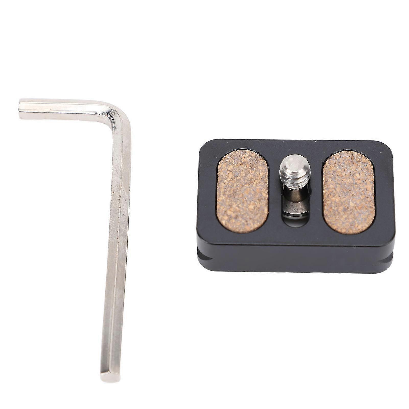 Versatile Camera Quick Release Plate - Lightweight, Anti-Slip Design for DSLR and Tripod Use