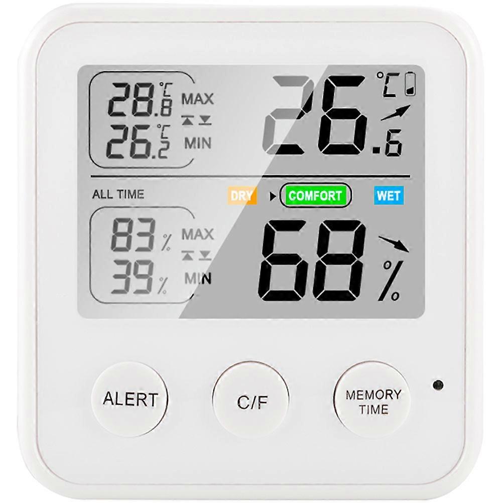 Mini Digital Hygrometer -9909-W Warehouse Use ABS Material Professional Temperature Monitor 1Pcs