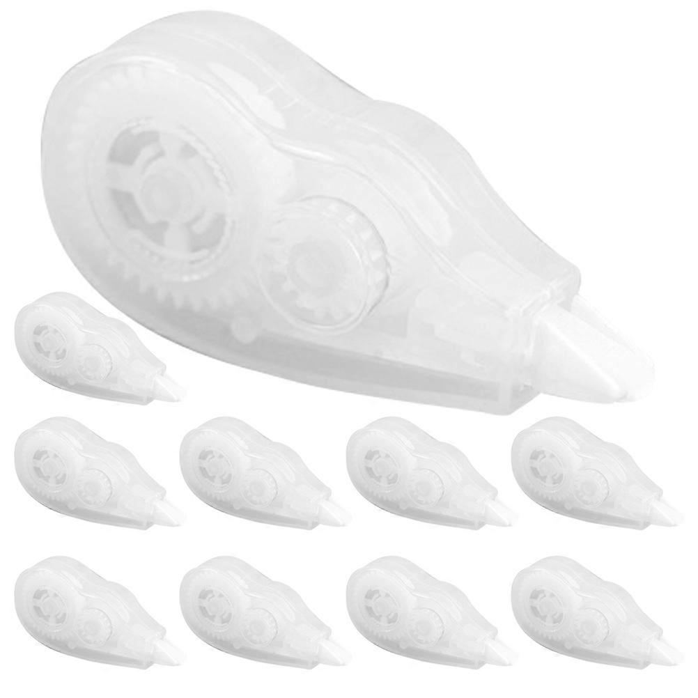 Correction Tape for Office and School Stationery Instant Coverage No Shadow Copies Plastic Material 10Pcs