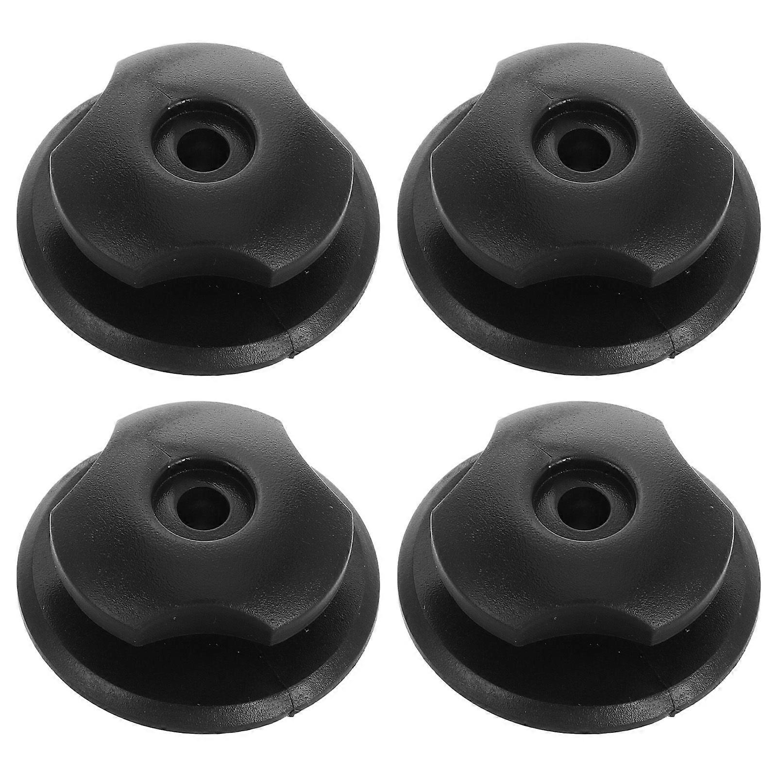 4 Set Car Trunk Hanger Car Hook Mounting Points with Screws and Adhesive Tape Vehicle Luggage Trailer Net Hook for  Rear Cargo