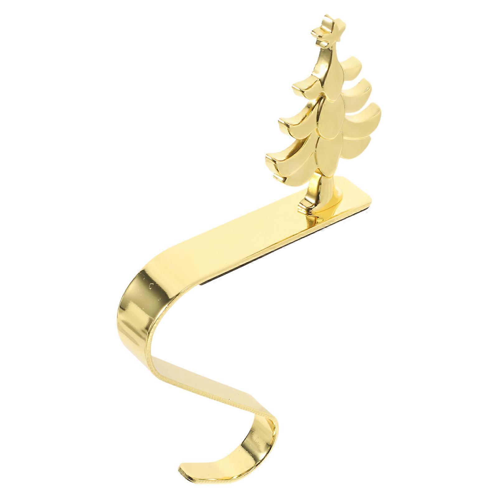 Here's a well structured and engaging product description for your **Sturdy Iron Christmas Stocking Holder Hook With Christmas Tree Design**:
π