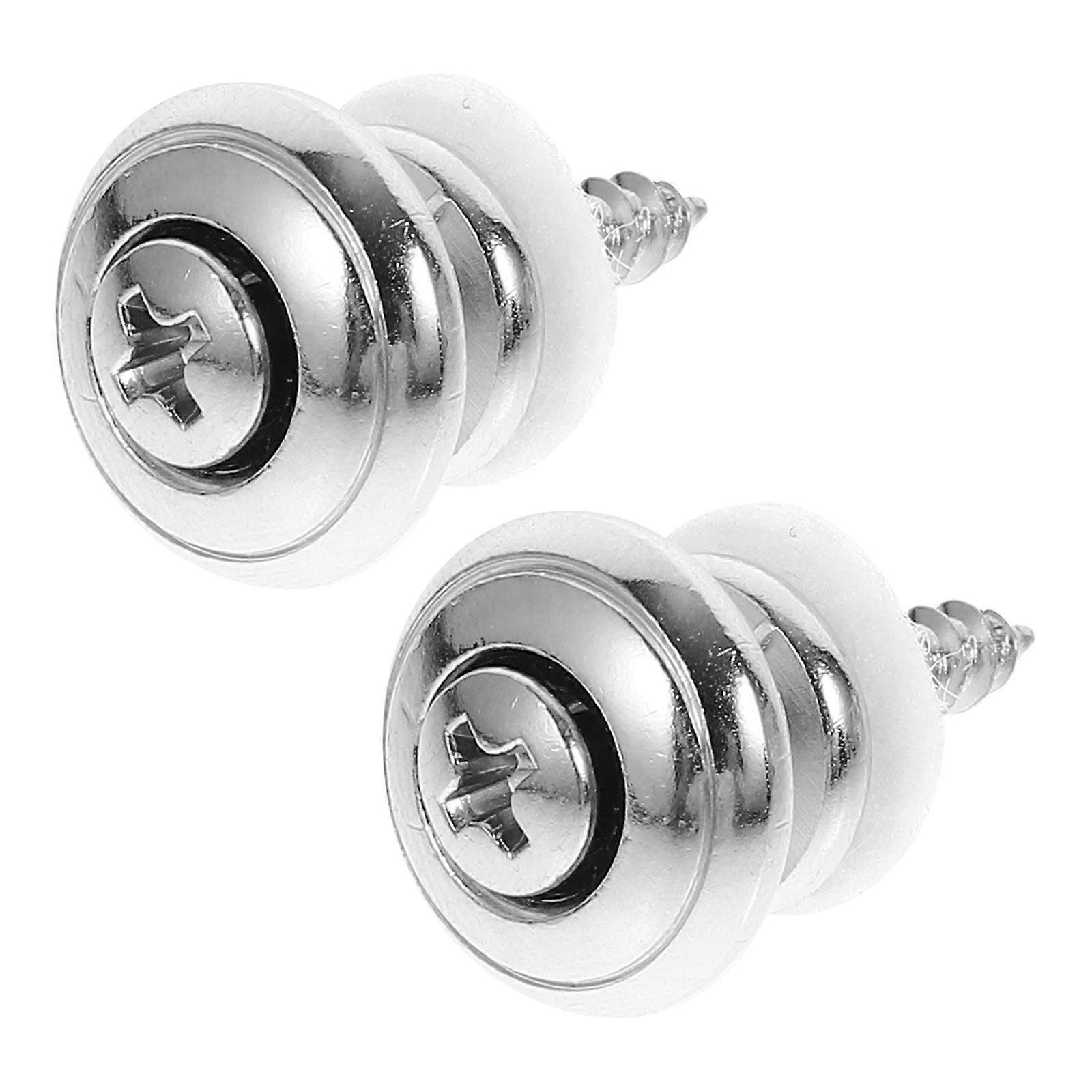 Guitar Strap Lock Metal Replacement for Secure Attachment 1Set