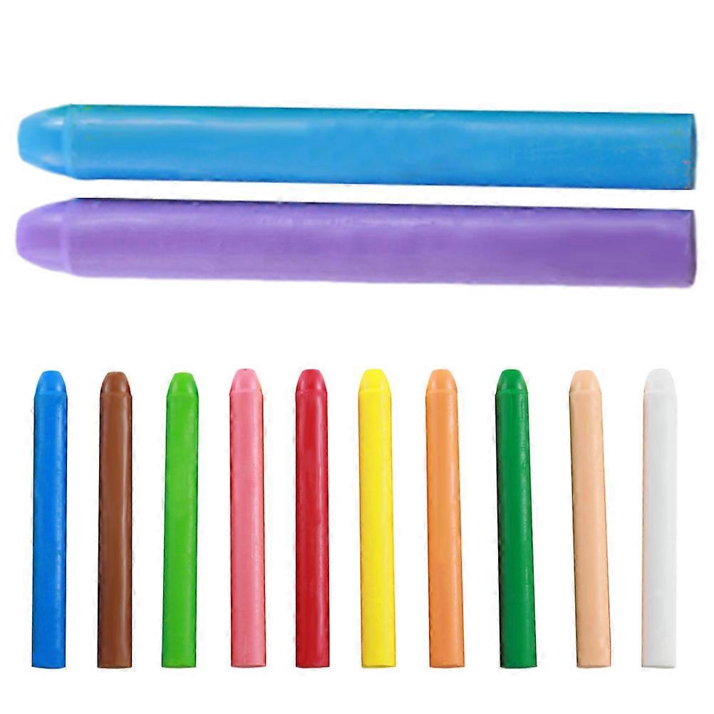 12PCS Water Soluble Dustless Colored Chalk for Blackboards, Outdoor Playgrounds, and Sidewalks – Washable, Non Dust Drawing Chalk for Teachers and