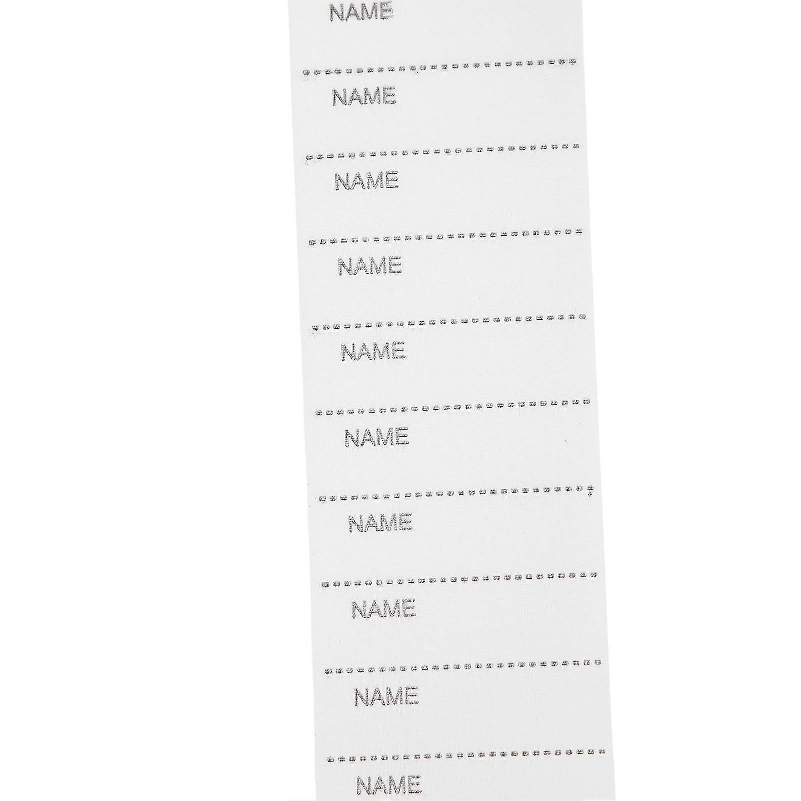 Iron-on writable clothing labels, 5.5cm wide, comfortable fabrics, name tags for school uniforms and laundry
