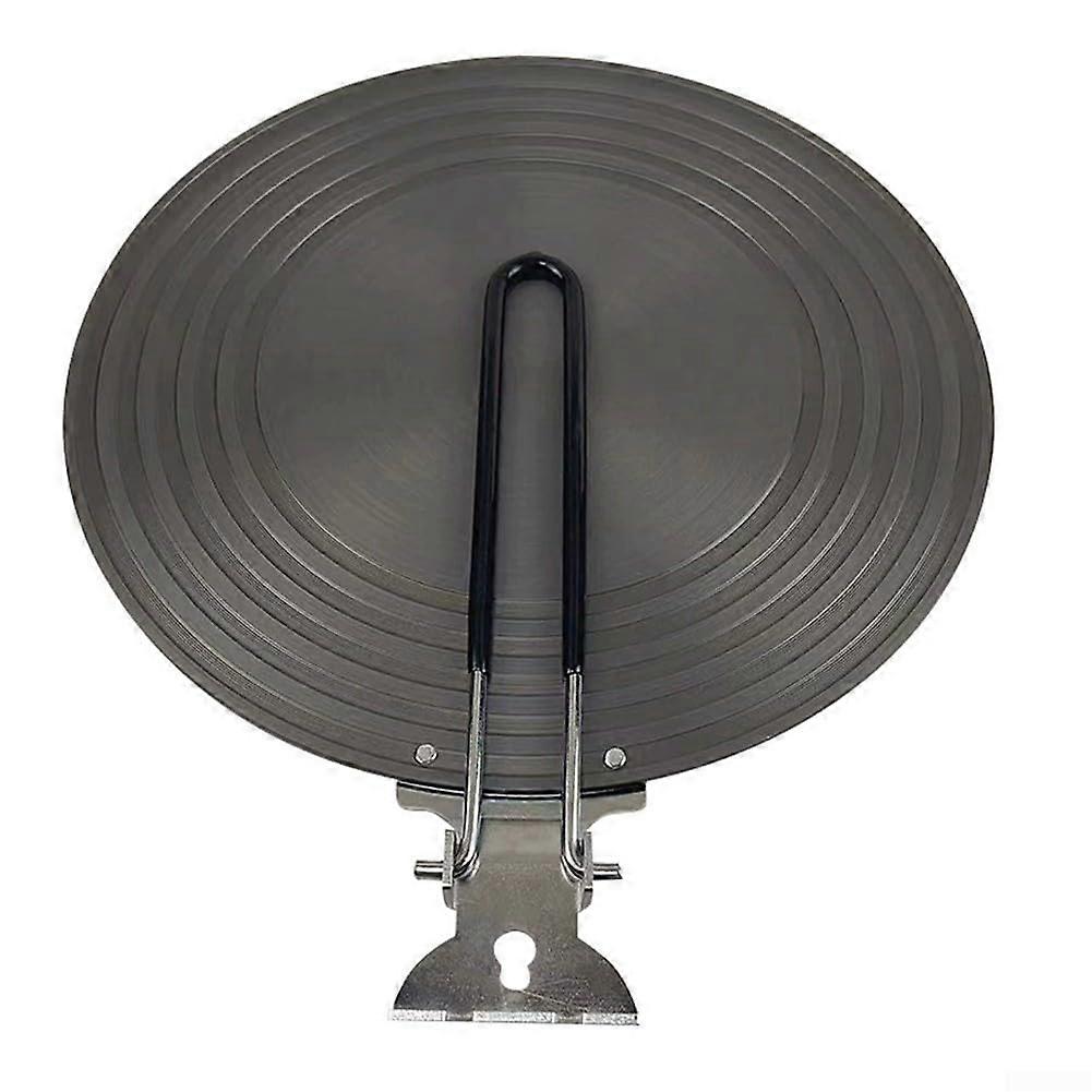 Heat Distribution Diffuser Plate 24cm Aluminum 4mm Thick with Folding Handle for Gas Cooking