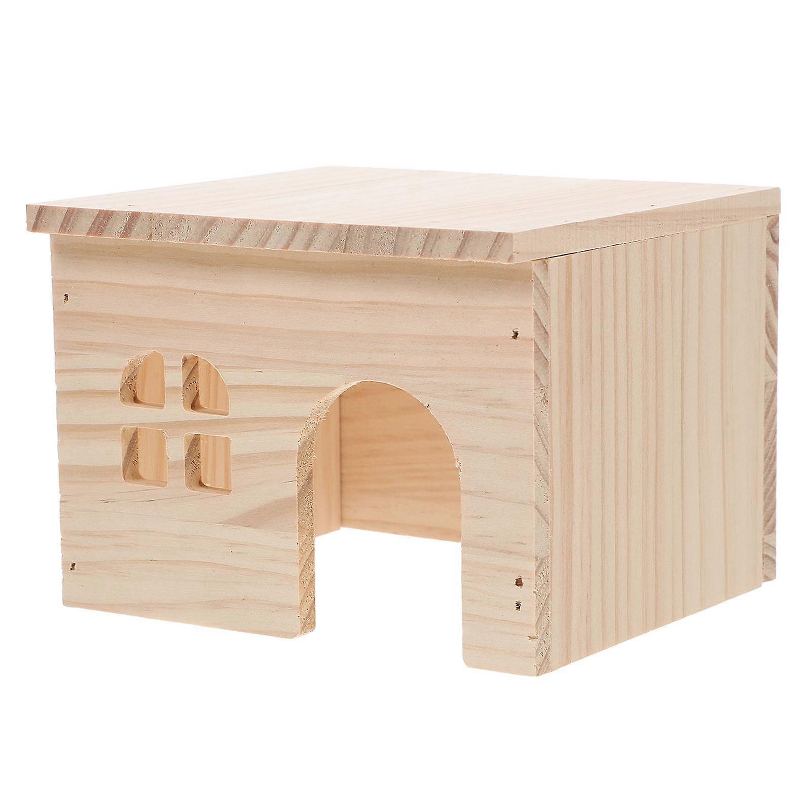 Hamster Playground Small Villa Shape Hamster House For Small Animals 1Set