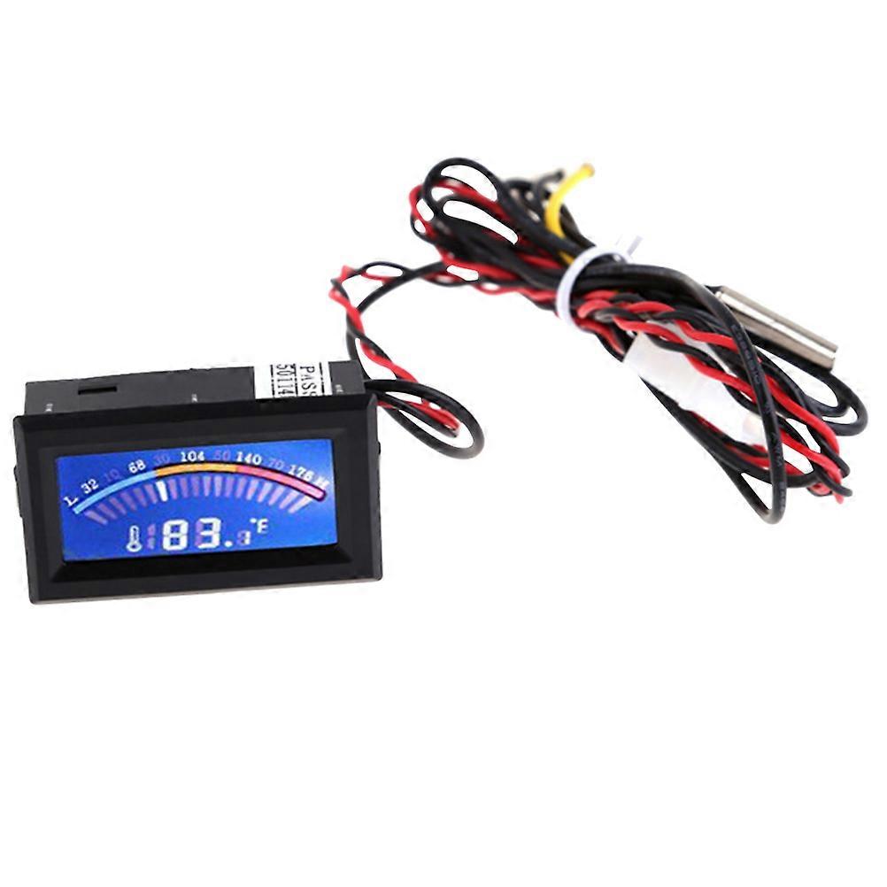 LCD Humidity Meter Hygrometer for Indoor Use Equipment Rectangular Shape Plastic Material Measurement 1Pack