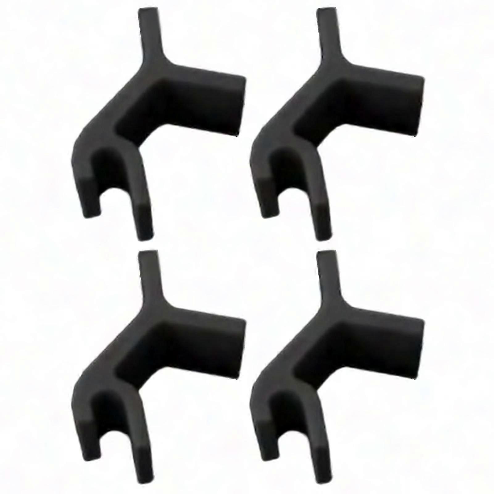 4Pcs Heavy Duty Plastic Stackable Tray Organizer for Freezer Pantry Cabinet Space Saving