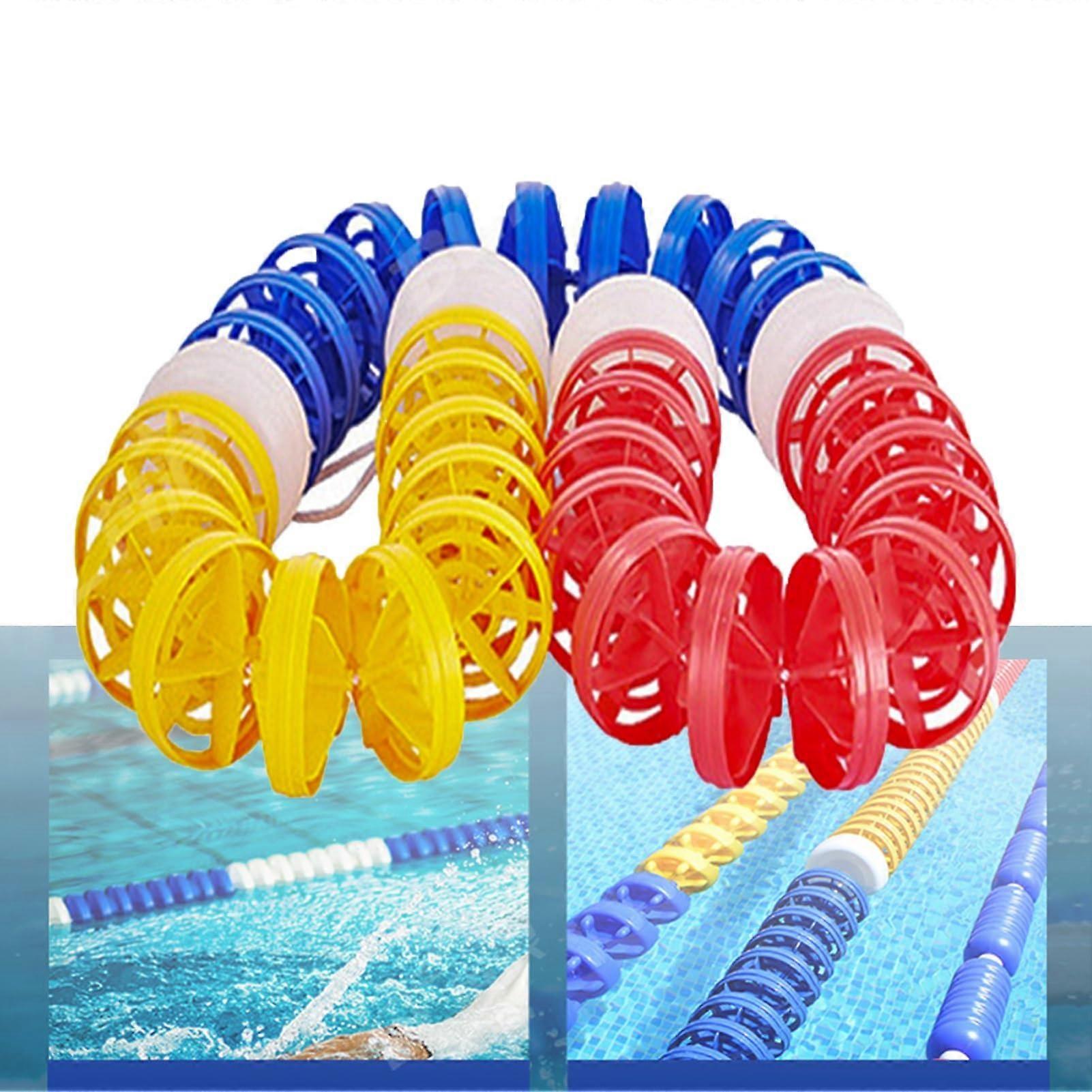 Floating Lane Line for Pools, 3.3 to 60 Feet, Suitable for Shallow and Deep Water (Nylon, 30ft)
