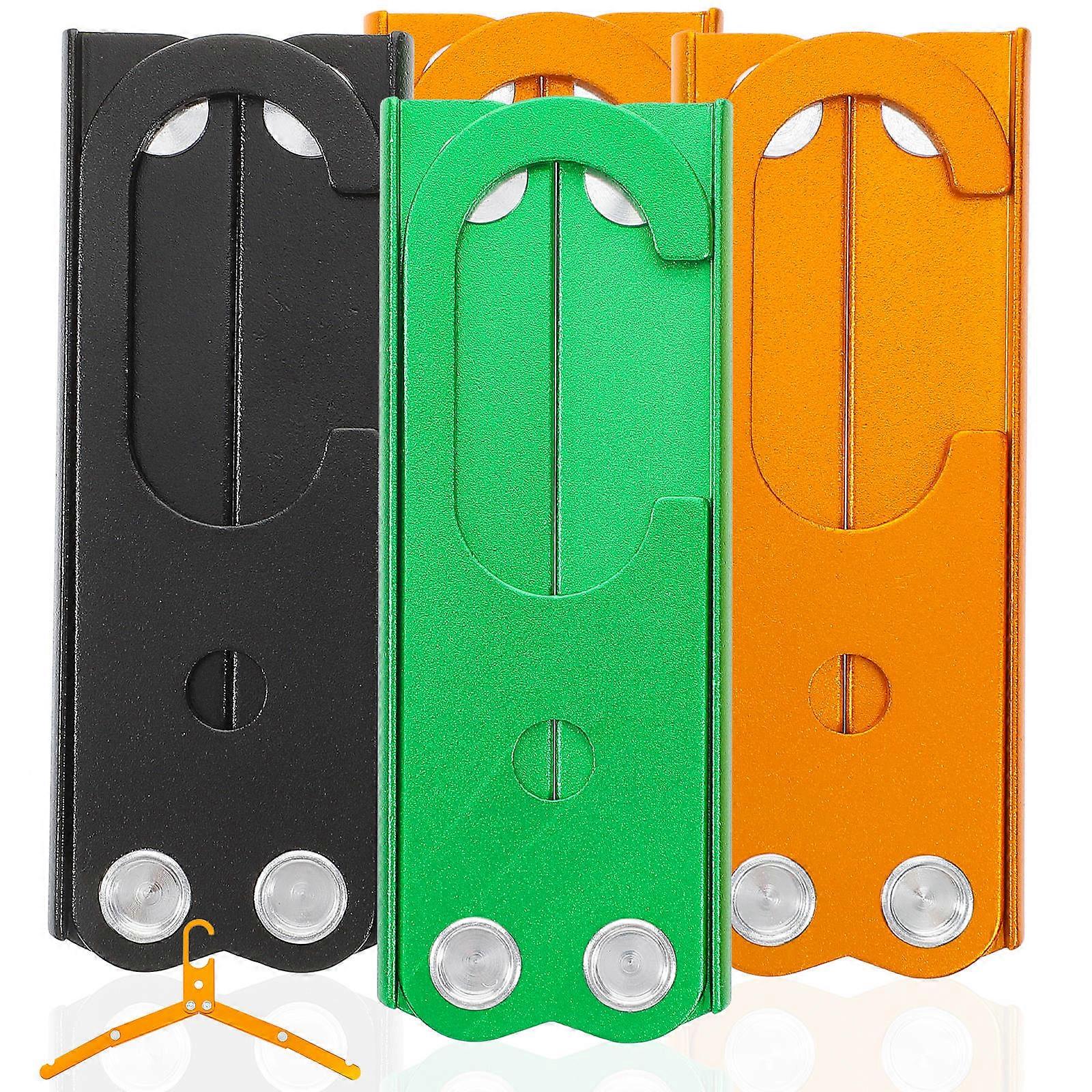 Folding Hanger Portable Clothes Rack for Holding Use 4Pcs Assorted Color