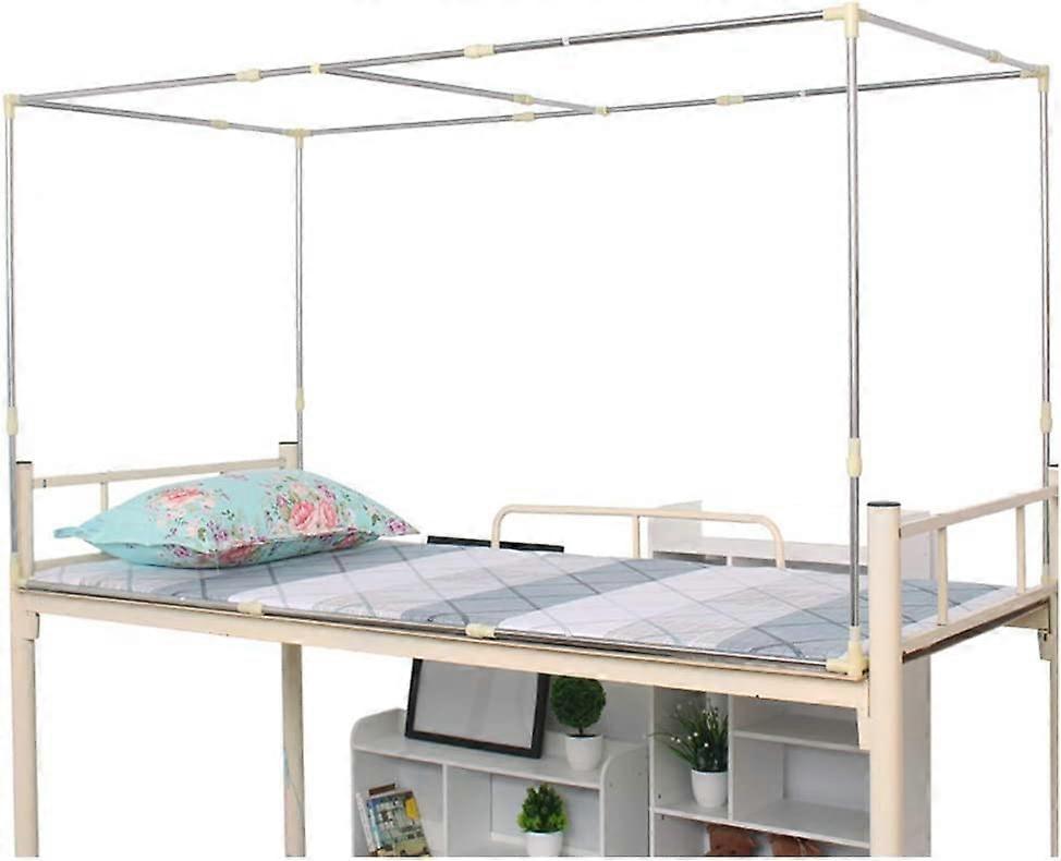 Retractable Mosquito Net Bracket, Telescopic Stainless Steel Frame for Hanging Bed Canopy, Bed Blackout Curtain Support for College Dorm