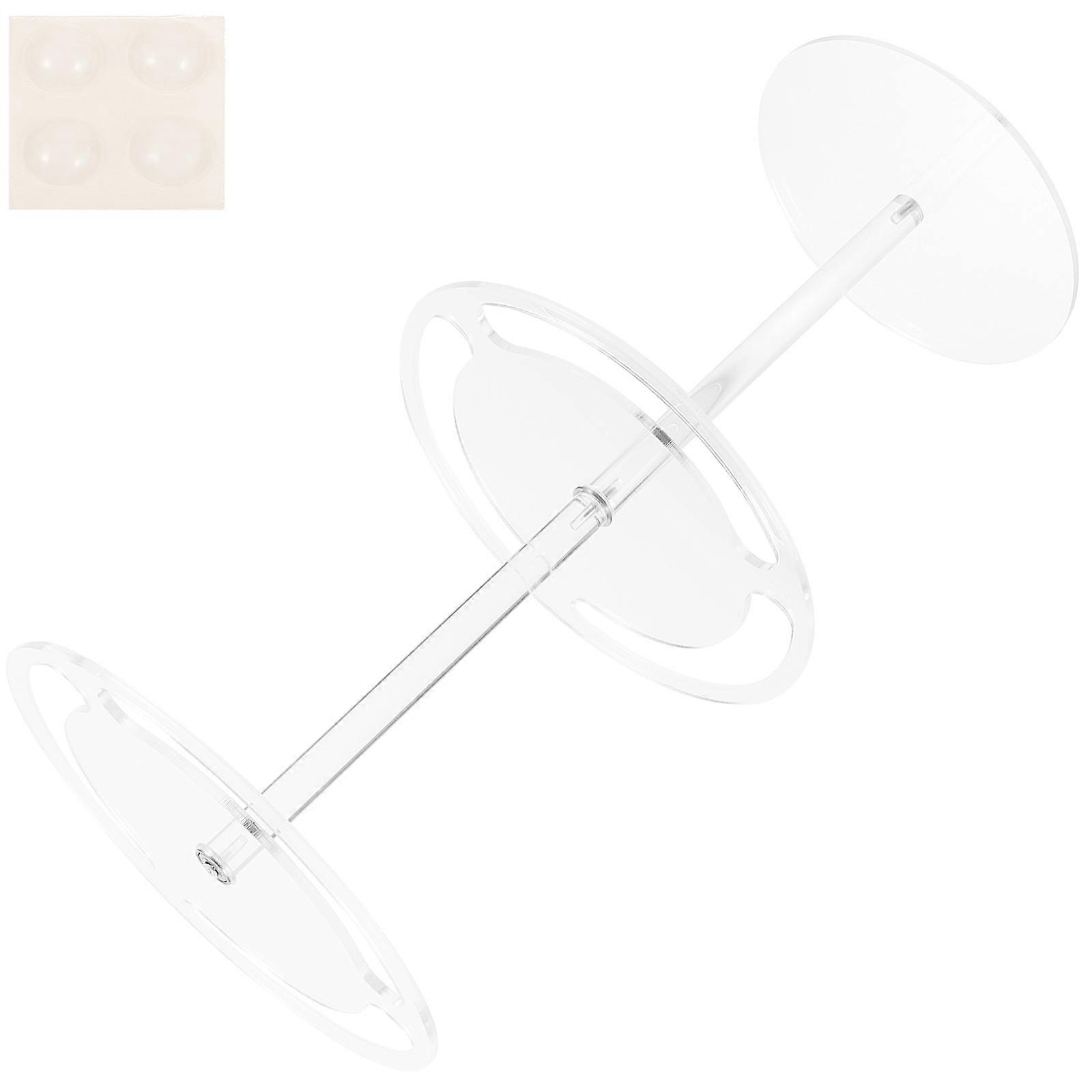 Rotating Sunglasses Organizer Stand Transparent Eyewear Display Rack for Desktop Sturdy Sunglass Holder for Home Store Trade Shows Space Saving