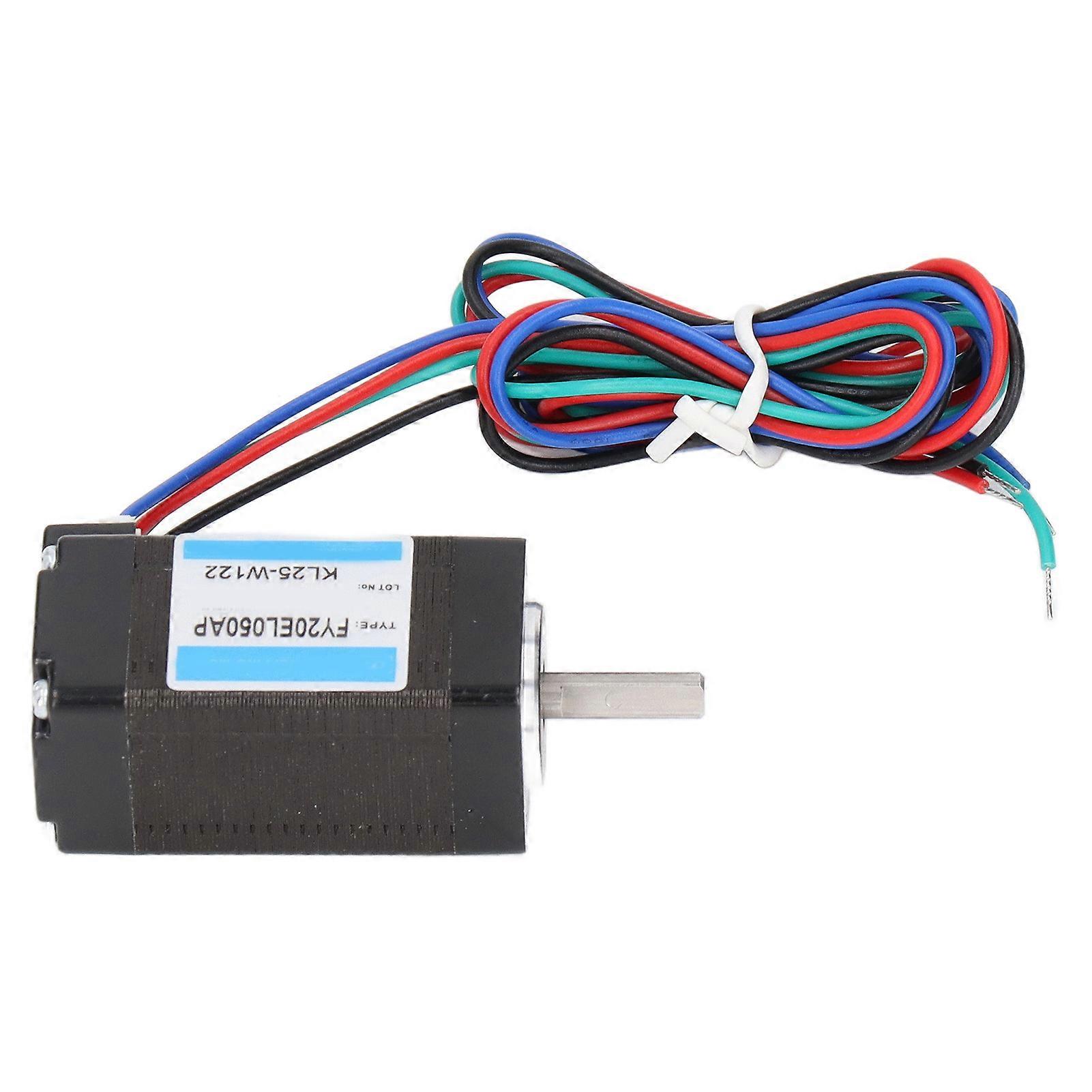 Stepper Motor 2 Phase 20mm 0.5A 1.8° Step Angle 4 Lead for 3D Printer CNC Machine