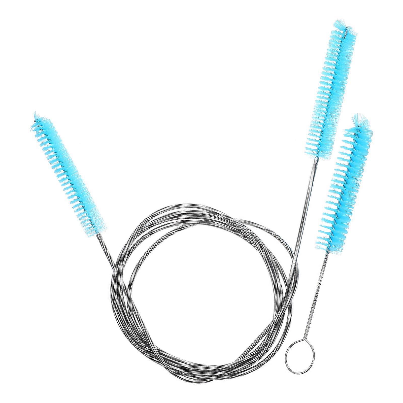 Pipe Brush Set Multipurpose Cleaning Brush Cleaning Brush Set Blue 2Pack